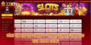 danh gia nha cai 33win